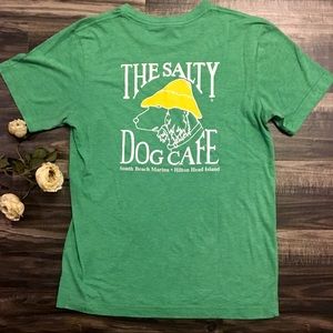 Salty Dog Green T-Shirt Medium
